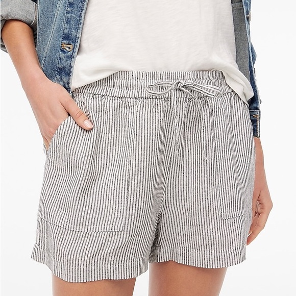 J.Crew Linen-blend Drawstring Shorts - Picture 3 of 5